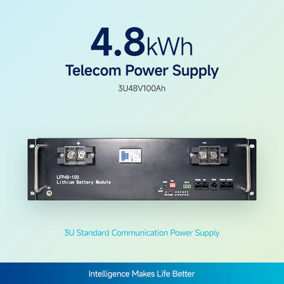 شراء 48V100Ah 6000 دورة LiFePO4 Telecom بطارية احتياطية لمصدر الطاقة للاتصالات online manufacture